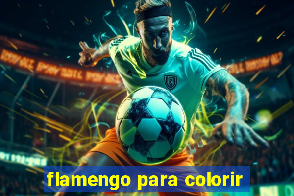 flamengo para colorir