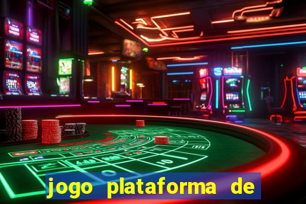 jogo plataforma de 3 reais