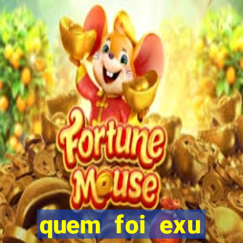 quem foi exu caveira em vida