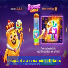 mapa da arena corinthians