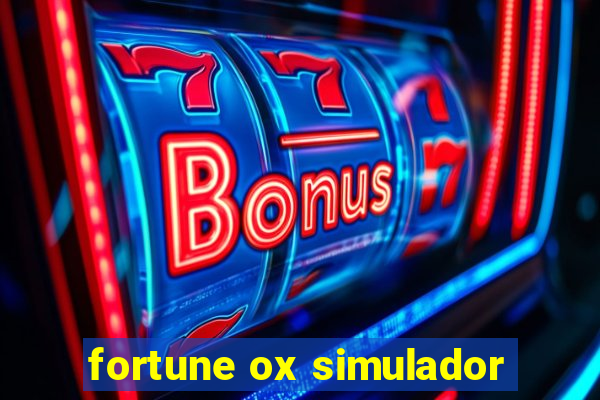 fortune ox simulador