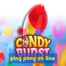 ping pong on line