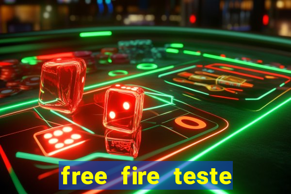 free fire teste grátis jogar agora