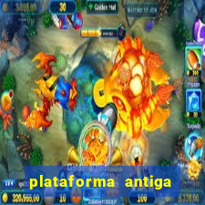 plataforma antiga de jogos