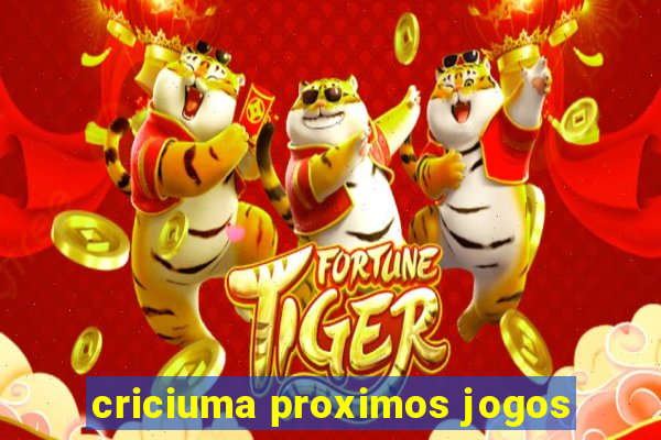 criciuma proximos jogos