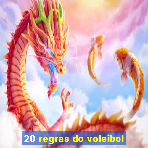 20 regras do voleibol